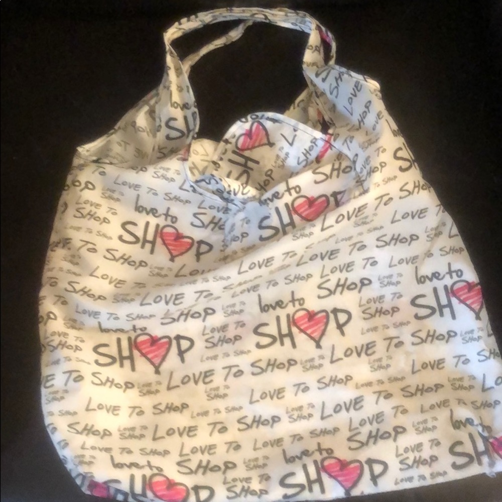 Silky Velcro closure shopping bag